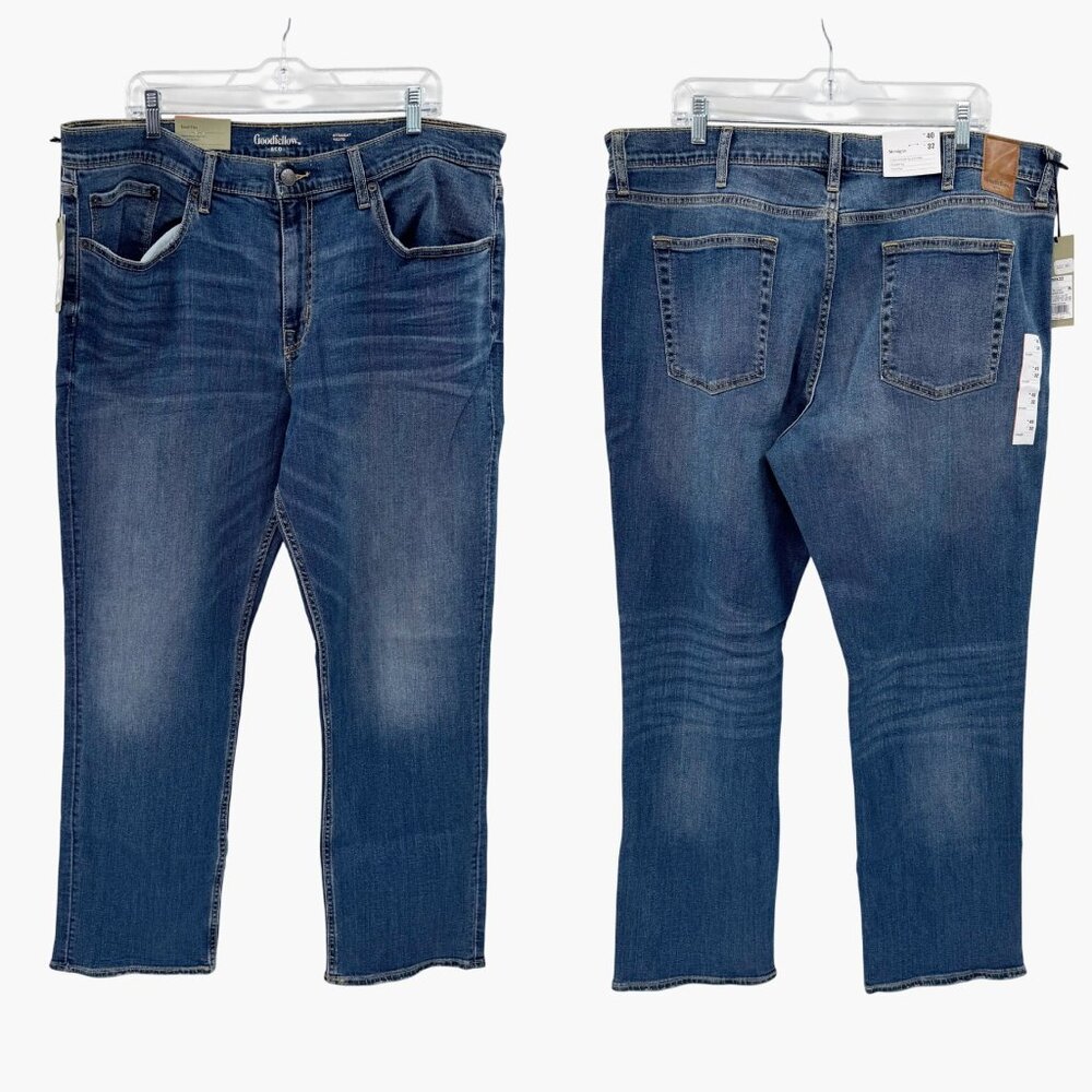 NEW Goodfellow & Co Men's Straight Fit Jeans Casper Med Blue 40 x 32